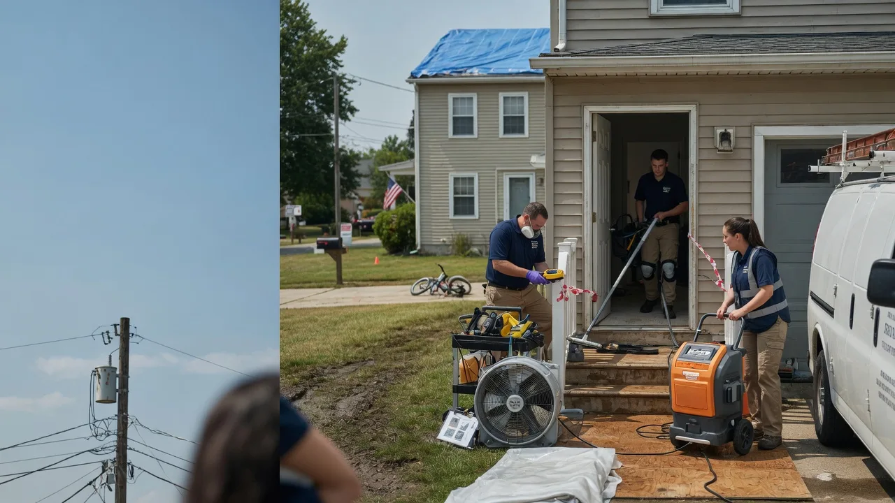 Water Damage Repair in Kingsley, PA near me